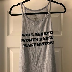 Mighty Fine Well-Behaved Women Grey Tank